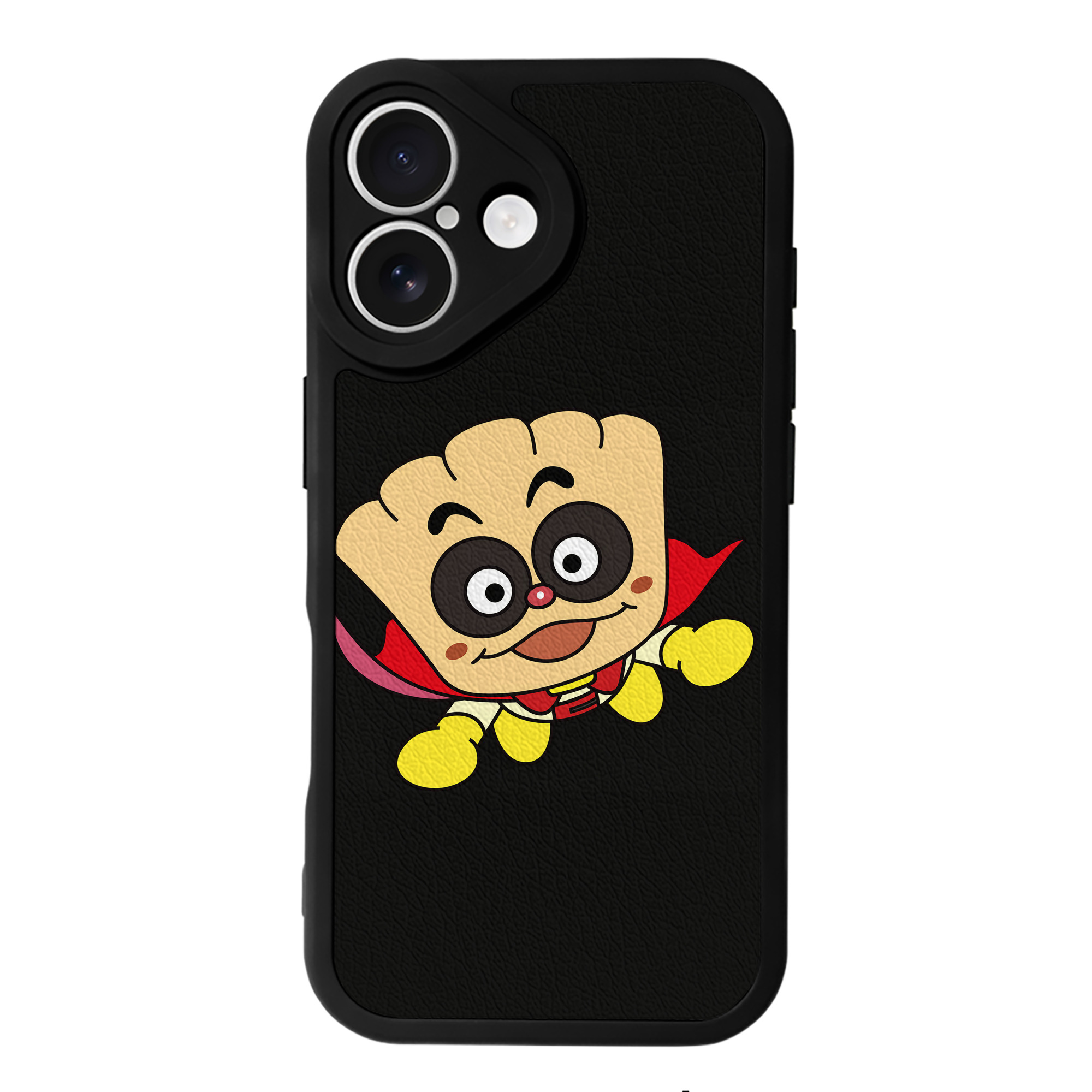 （画像用） アンパンマン Anpanman 【iPhone 16シリーズ対応】シリコンスマホケース（レザー調） 材質：シリコン